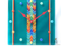 A decorative wall clock "Sweet candy. Mint"